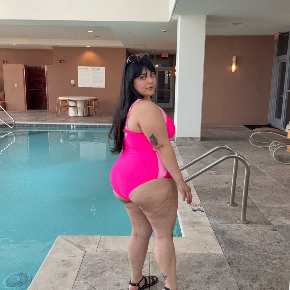 Vibrant Pink One-Piece Swimsuit